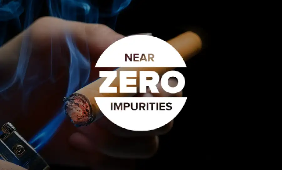 Newport's 1990s innovations: Turbo lighters, Near Zero Impurities logo, and recycled steel cans for environmental initiatives.